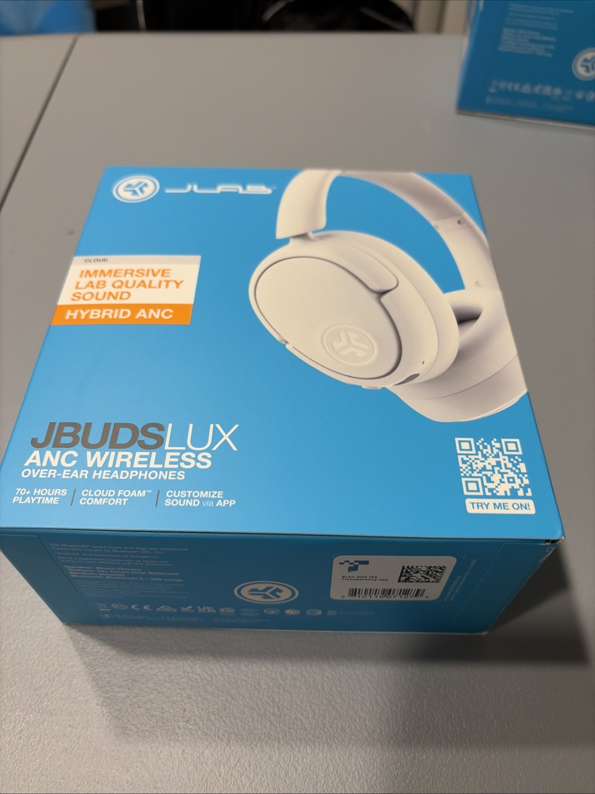 NIB JBUDSLUX ANC WIRELESS OVER-EAR HEADPHONES. BRAND NEW SEALED