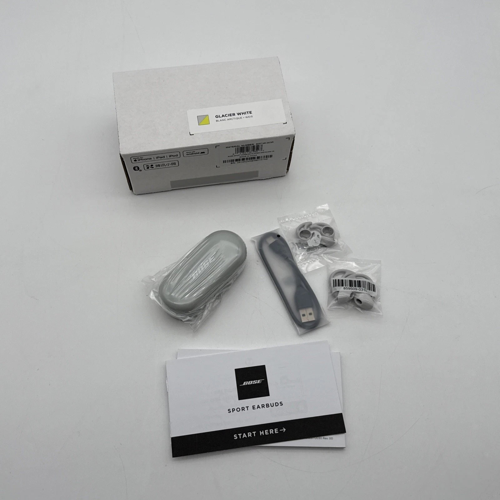 Bose Sport Earbuds Wireless Bluetooth InEar Headphones Music Gym Workout Running