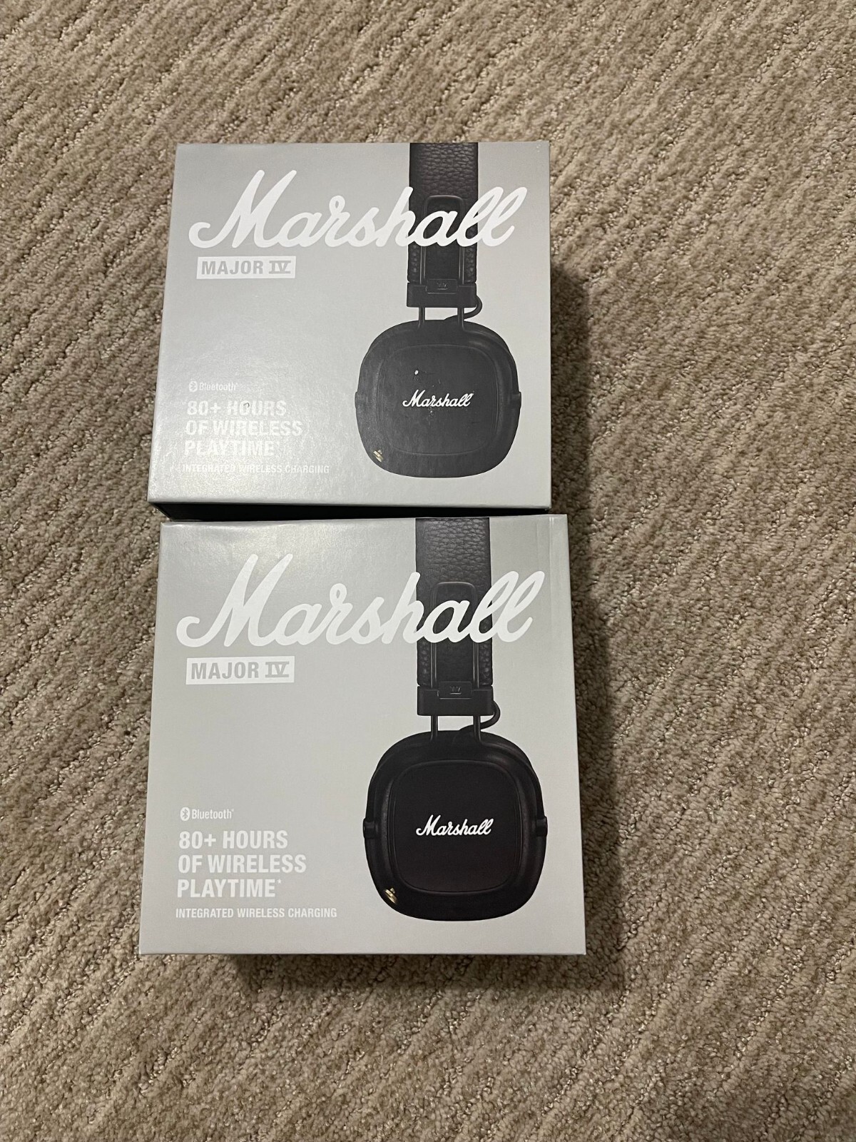 Marshall Major IV Headphone, Bluetooth Headphone with wireless charging- 1 pack