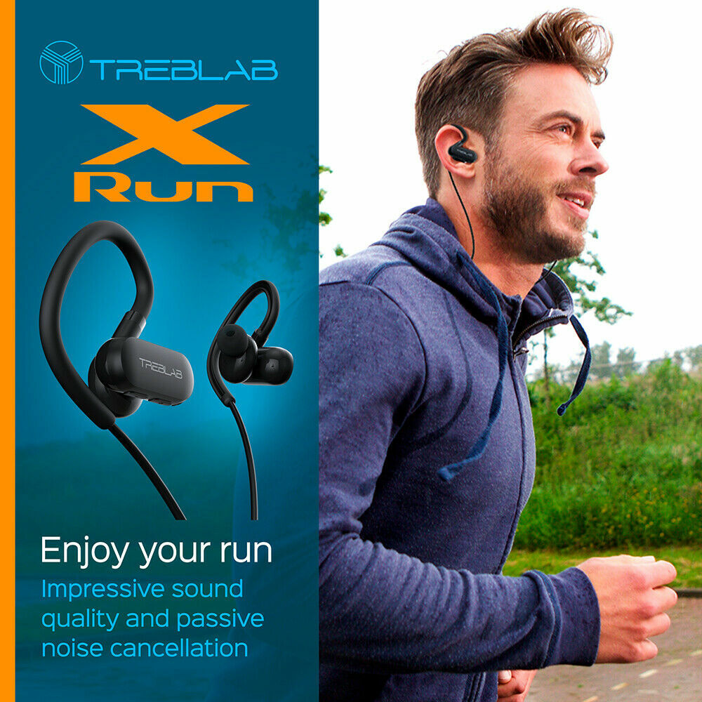 TREBLAB xRun Wireless Running Earbuds Bluetooth 5.0 Sports Headphones IPX4