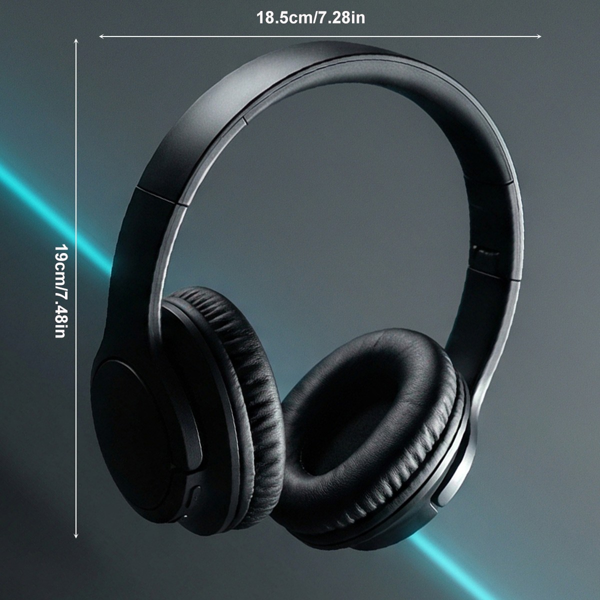 Over-Ear Bluetooth Headphones Wireless Stereo Hi-Fi Sound Rechargeable Headset