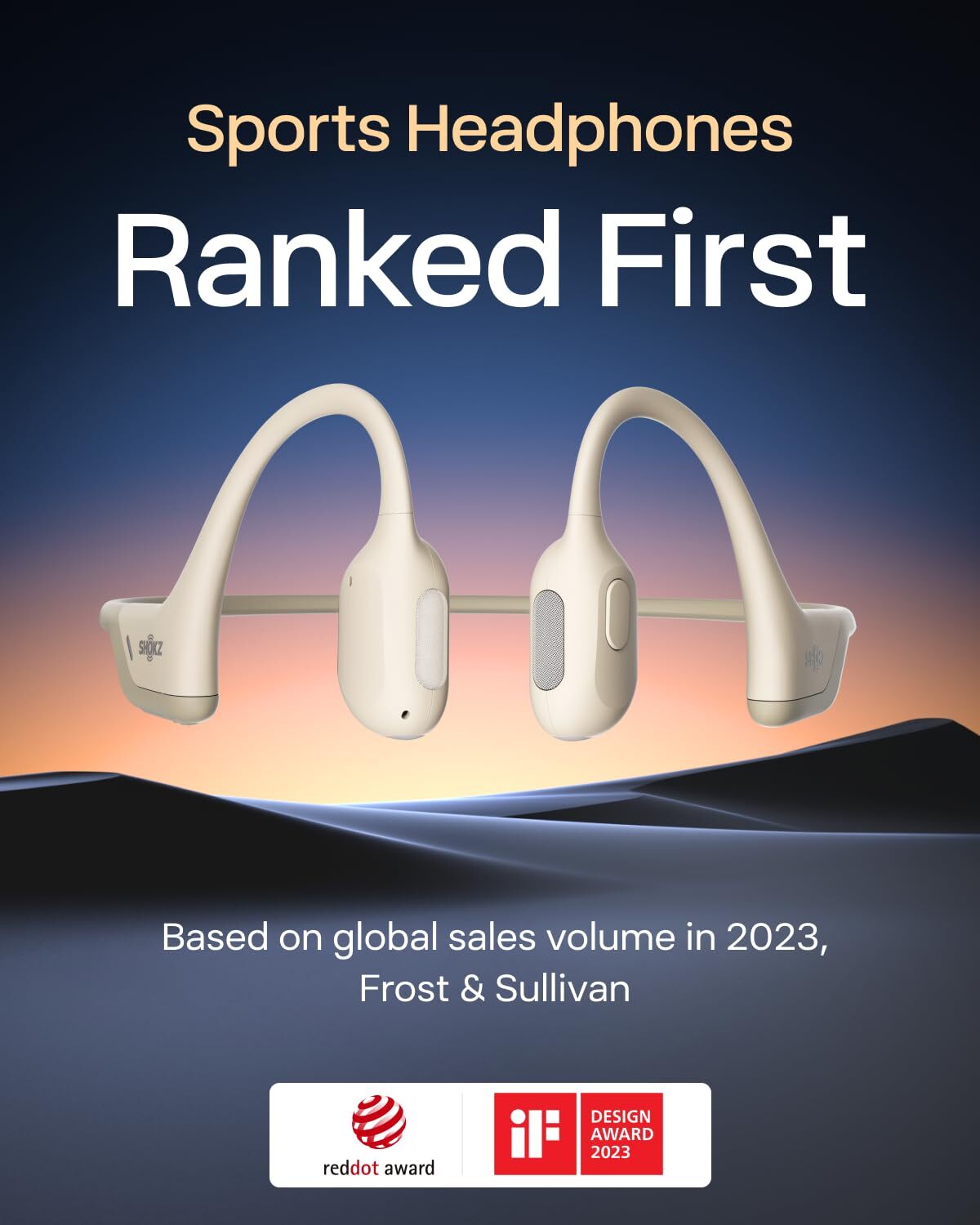 SHOKZ OpenRun Pro Mini- Open-Ear Bluetooth Bone Conduction Sport Headphones –