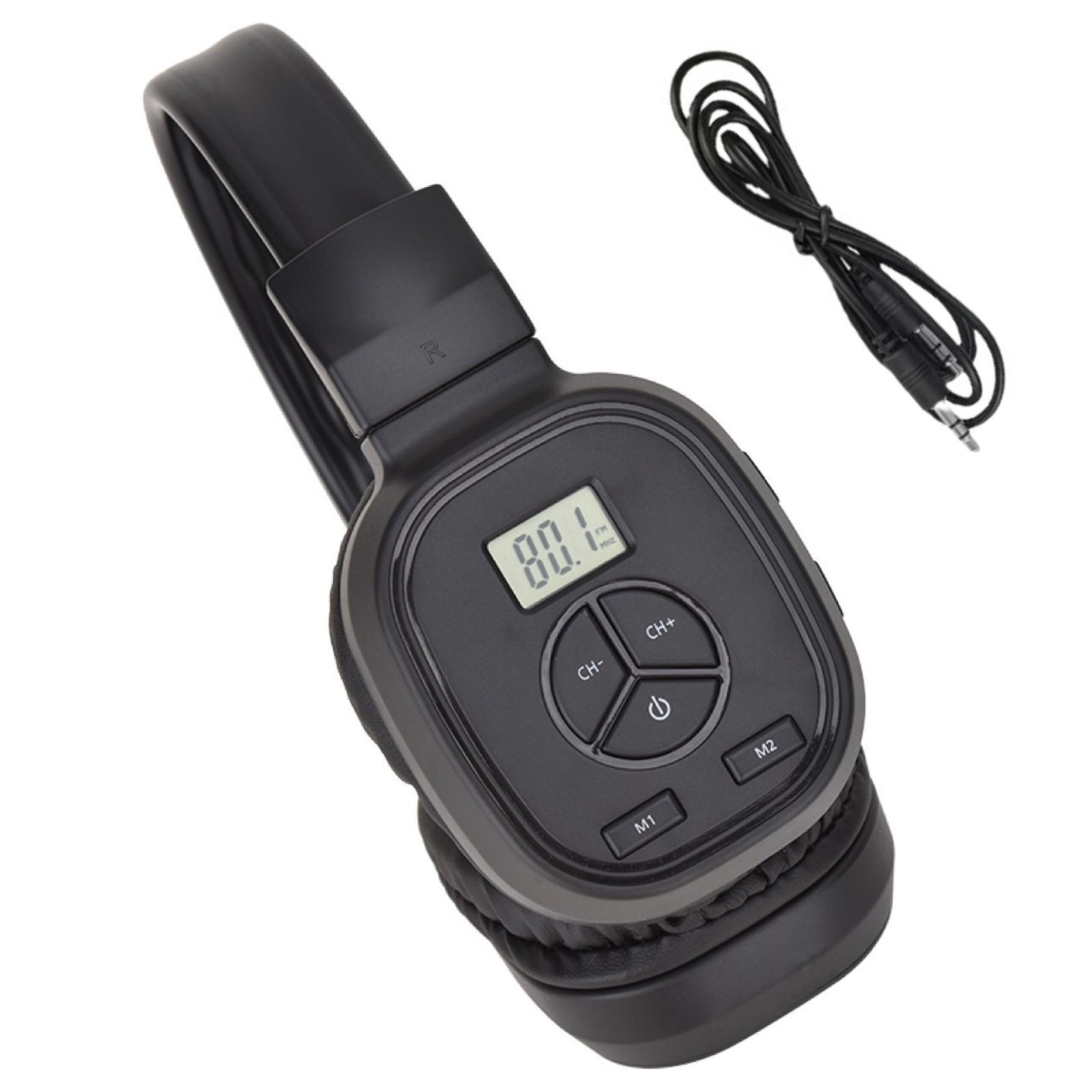 New Portable Wireless FM Radio Headset With customizability Fit 2 AAA batteries