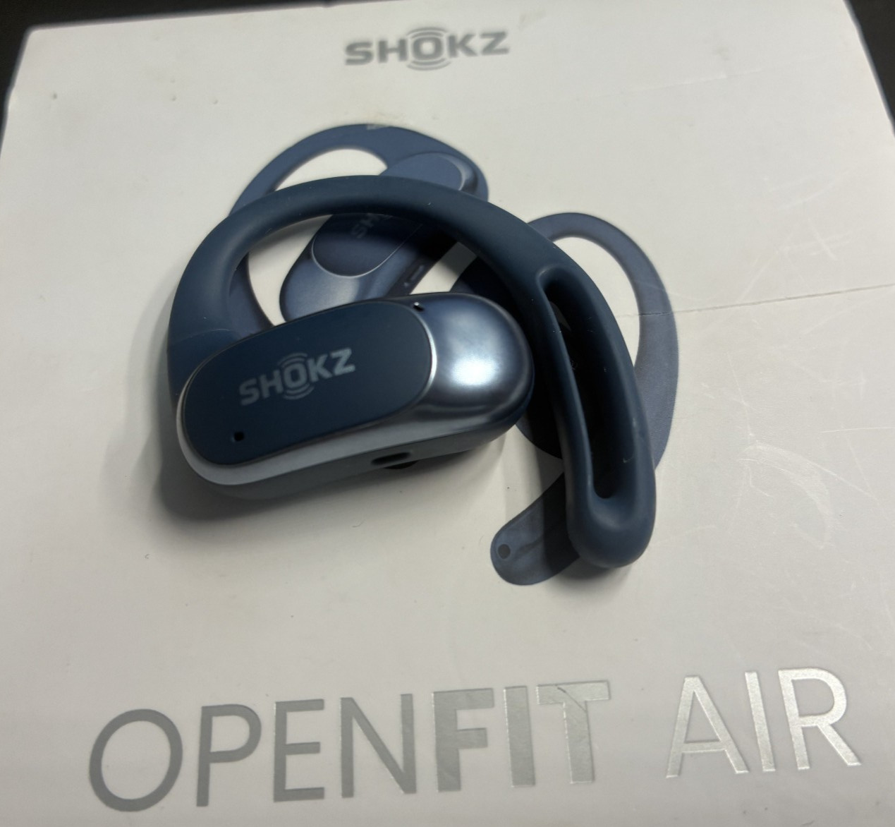 Original Shokz OpenFit AIR Open-Ear Left Side Only – Navy Blue (T511)