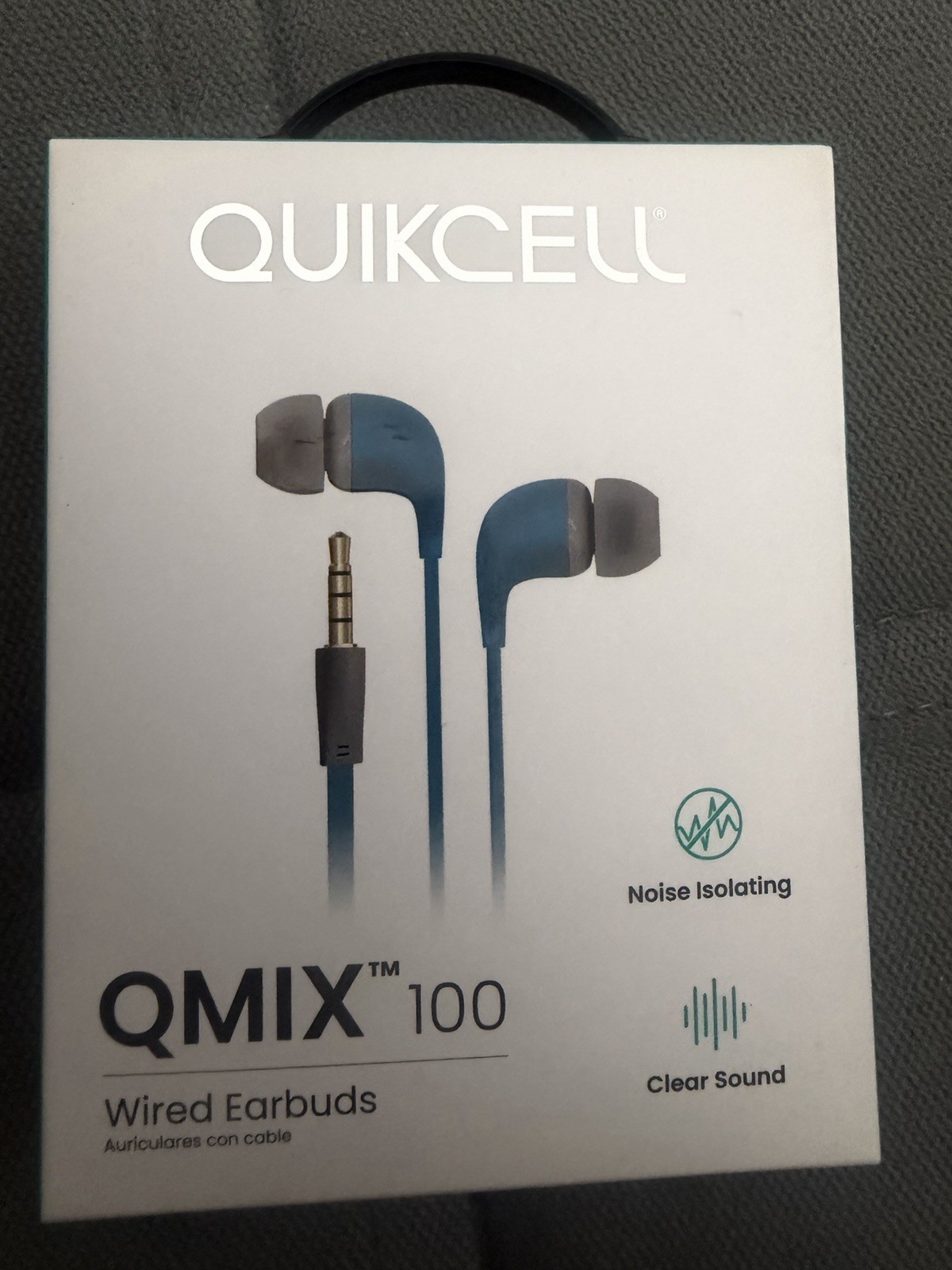 Quikcell QMIX 100 (3.5mm) Wired Earbuds – Blue