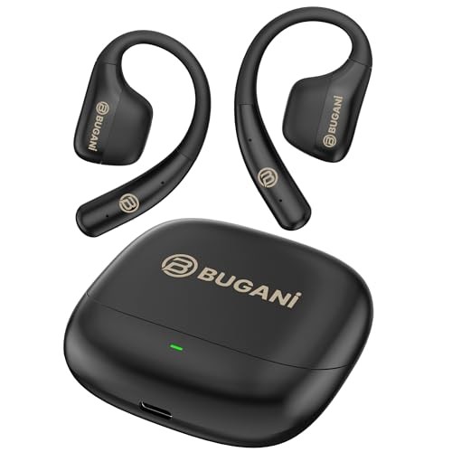 Open Ear Earbuds, Open Ear Headphones Running Earbuds Wireless Dark Black