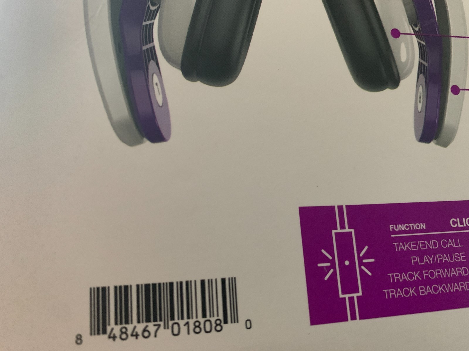 iFrogz On-Ear Foldable Wired 3.5 Headphones 40mm Driver W/microphone white-NEW