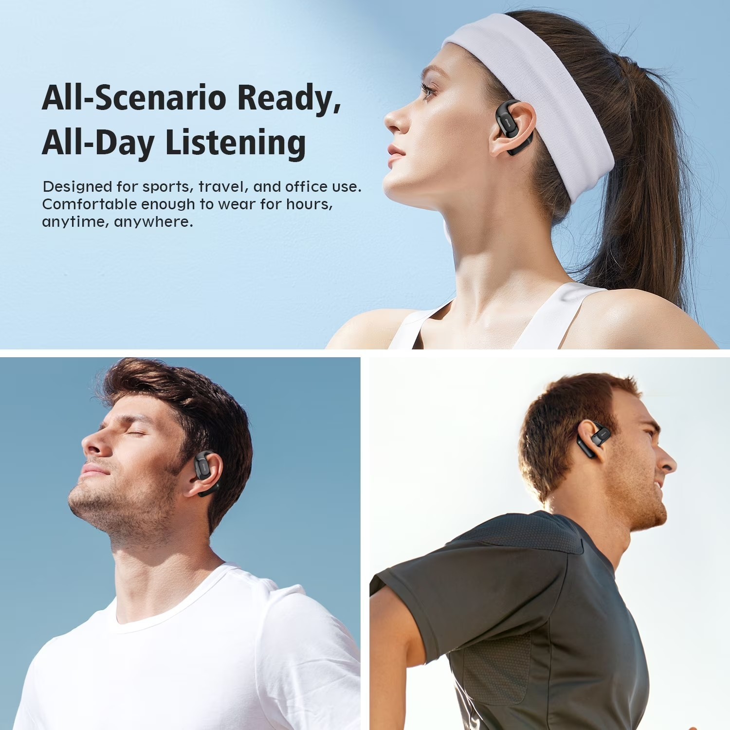 Wireless Earbud, Bluetooth 5.4, 40-Hour Battery Life, IPX6 Water Resistance