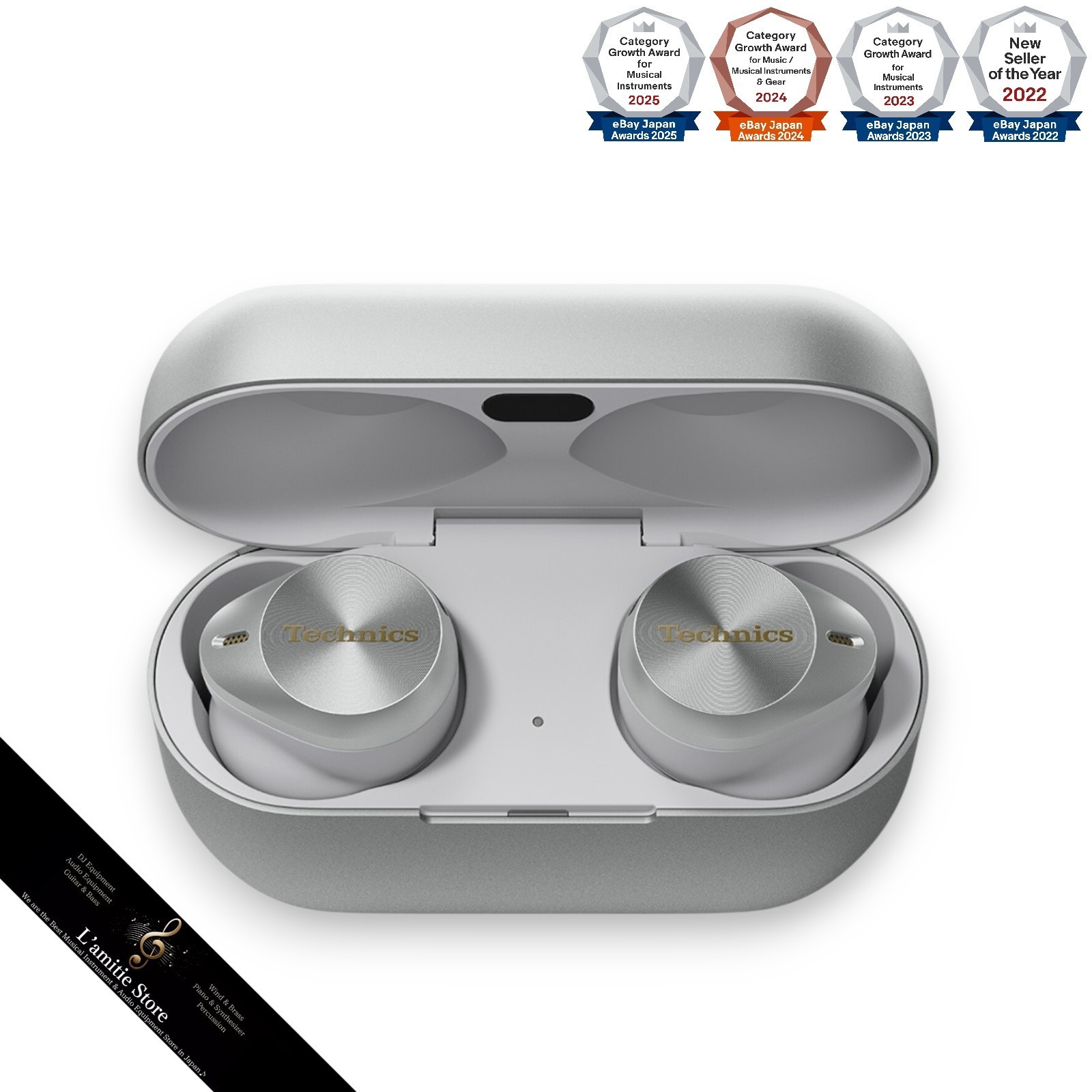 Technics Premium Hi-Fi True Wireless Earbuds Noise Cancelling EAH-AZ80 EAHAZ80