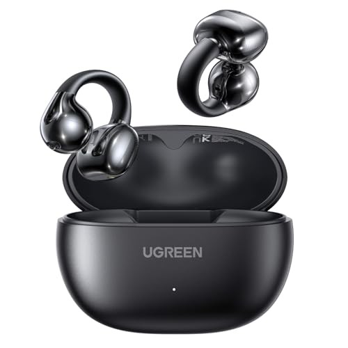 UGREEN HiTune S3 Open Ear Earbuds Bluetooth 5.4 Clip On Wireless Black