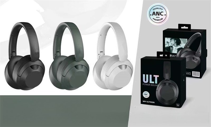ULT WEAR 900N Wireless Noise Canceling Bluetooth Headphones Forest Gray.