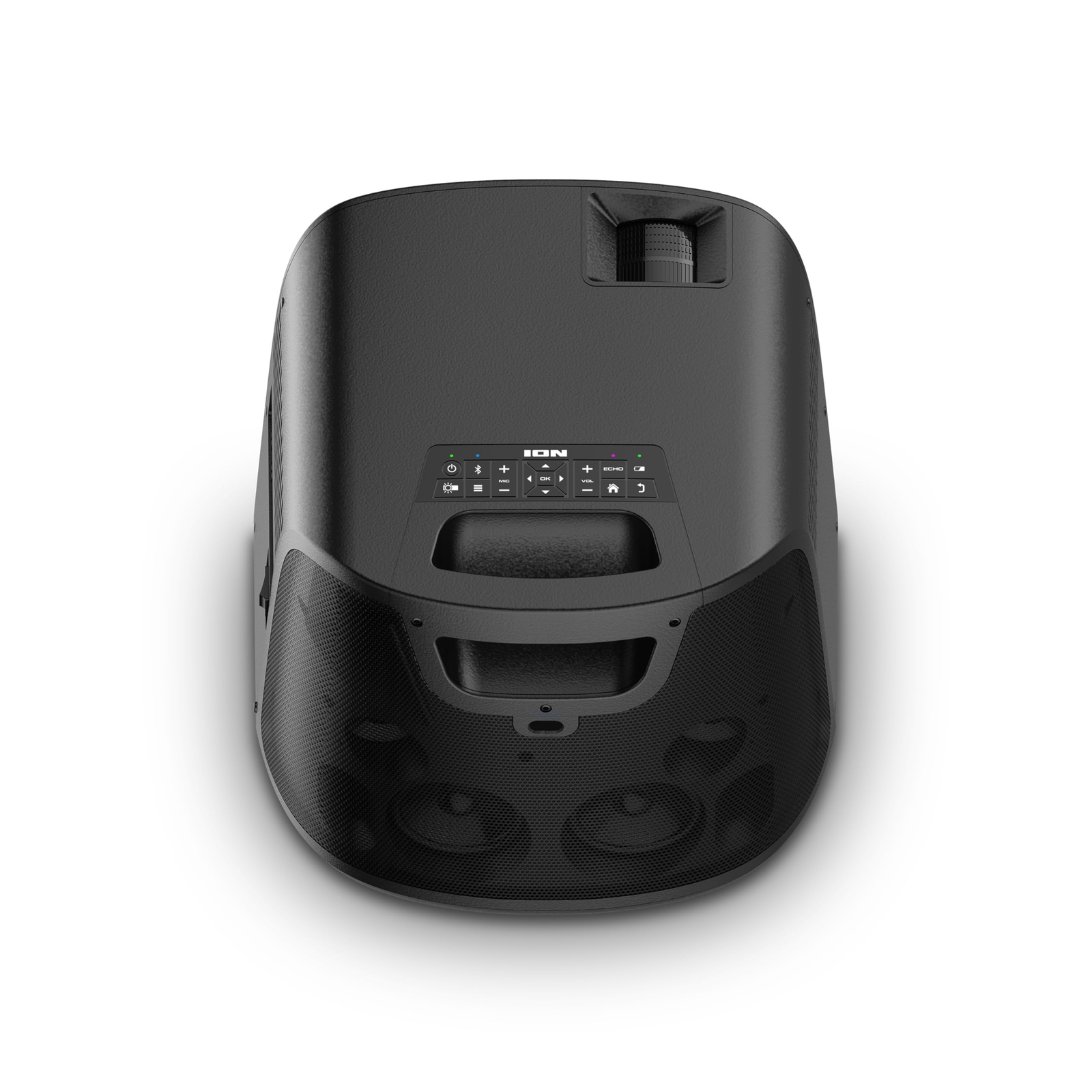 ION Portable Outdoor LED Projector with 70W Speakers, Bluetooth, Rechargeable