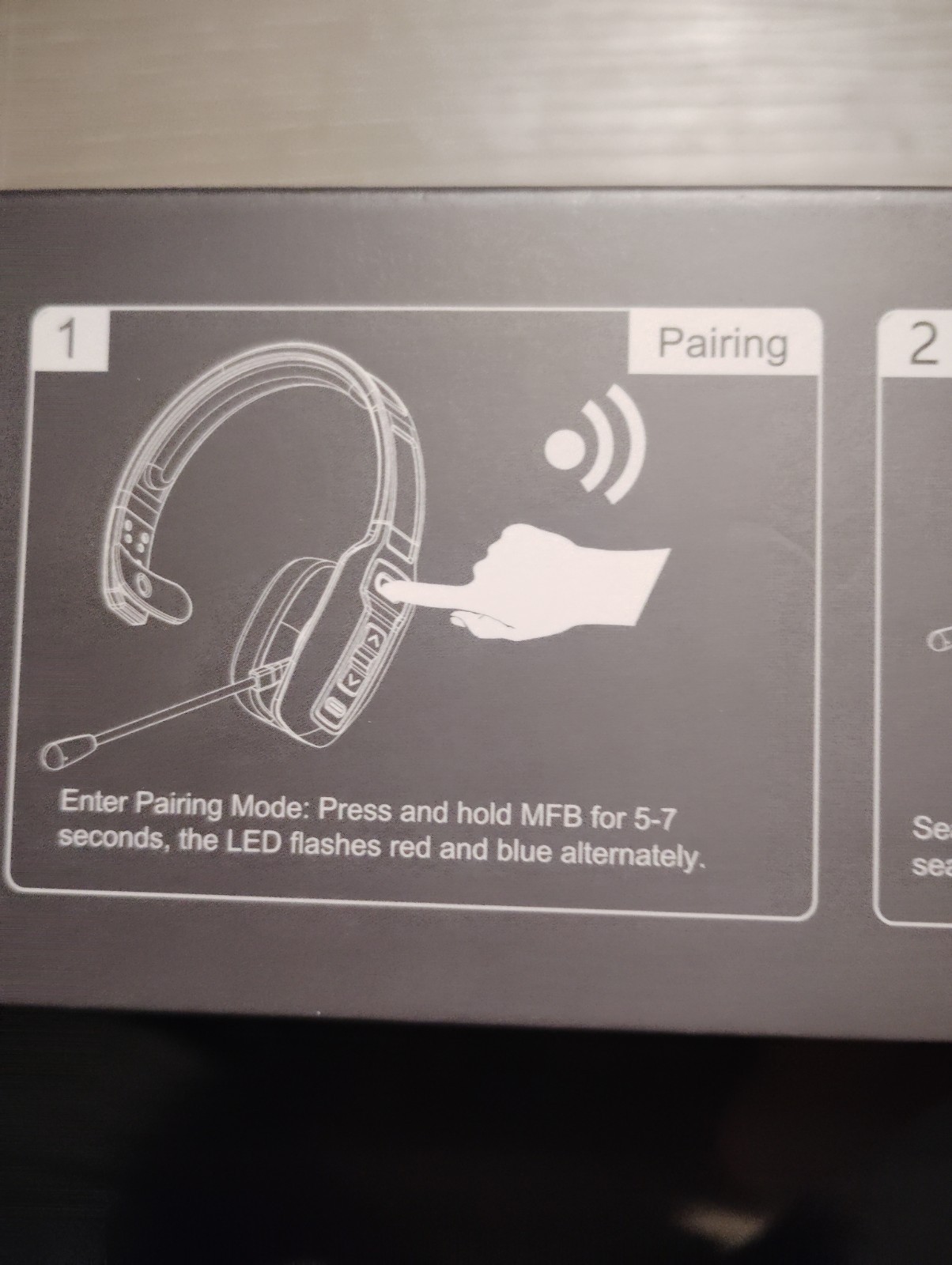 KH-23 Wireless Headphones with Directional Microphone Design New