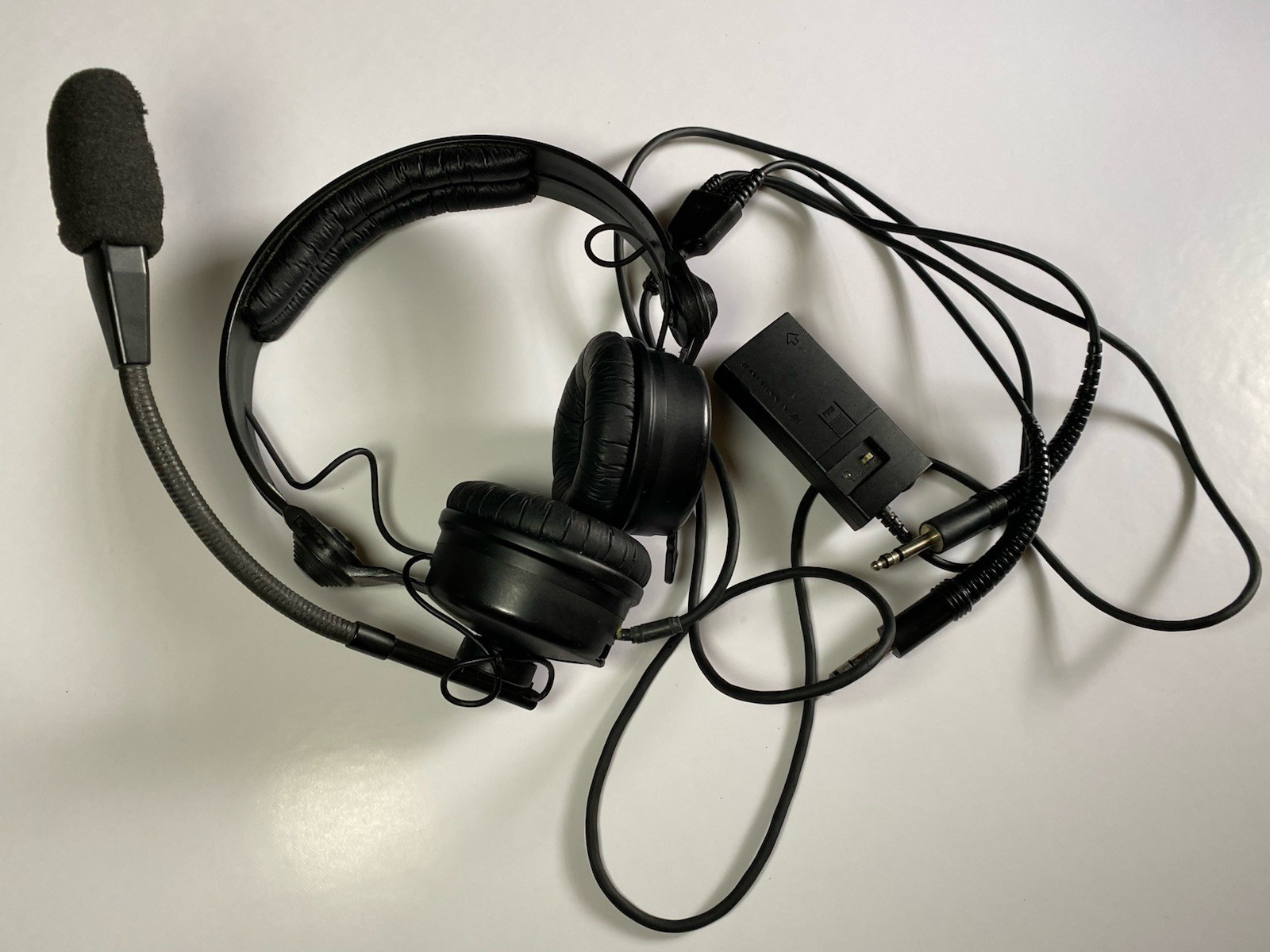 Sennheiser Aviation NoiseGard Headphones HMEC 25-KA – Untested Made In Germany