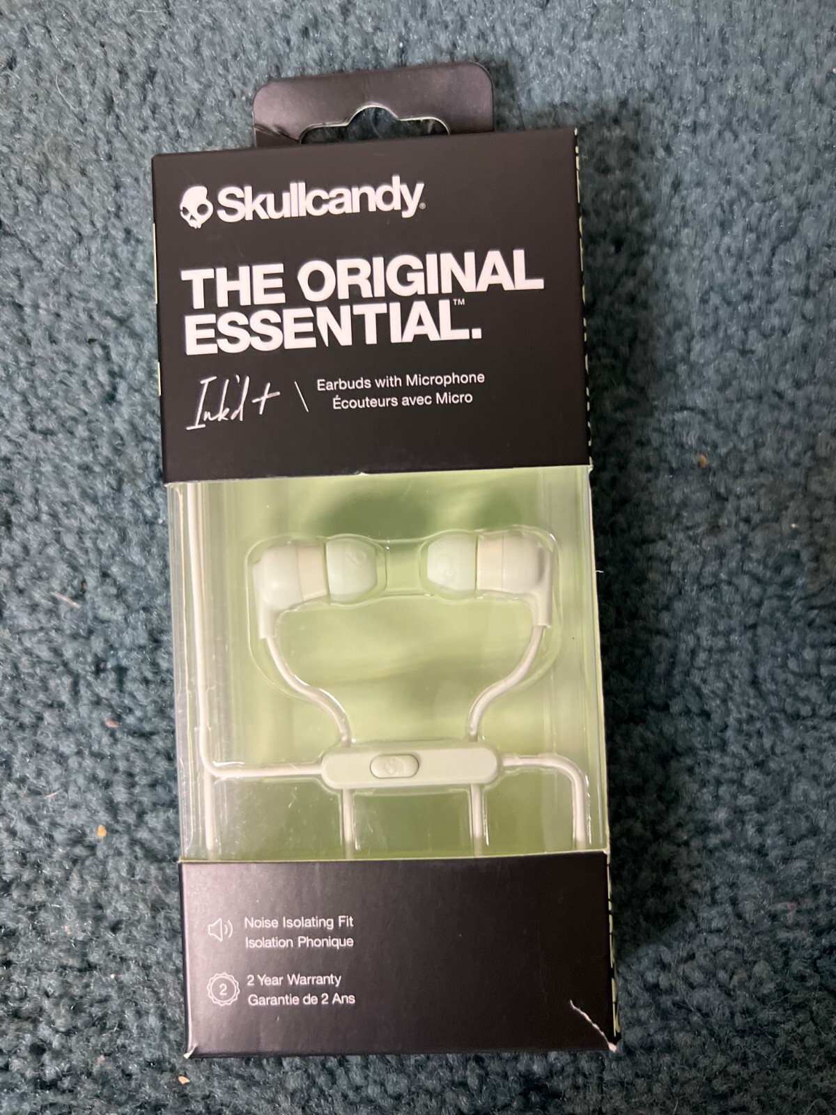 Skullcandy Ink’d+ Noise-Isolating Earbuds – Mint (S2IMY-M692)