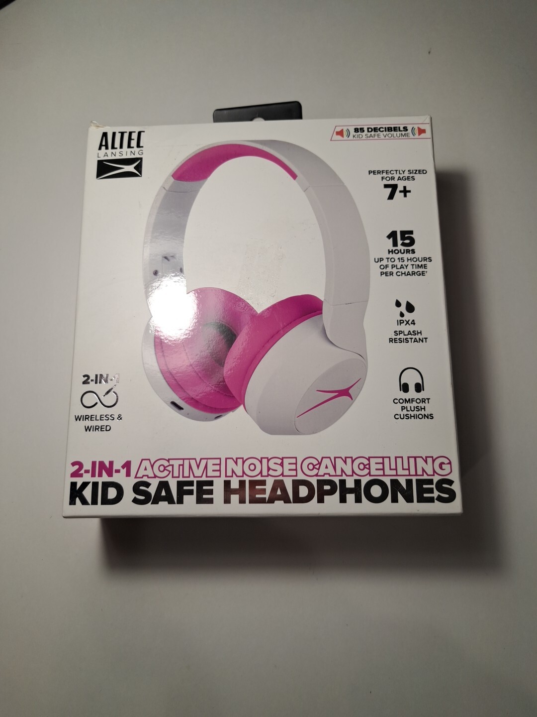 Altec lansing Kid Safe Head Phones Noice Cancelling 2-in-1, MZX4500 WOPNK