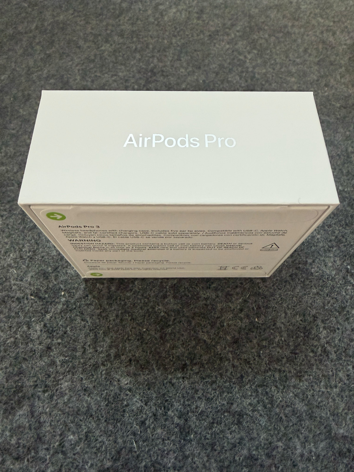 Brand New, Factory-Sealed Apple AirPods Pro 3 — Never Opened