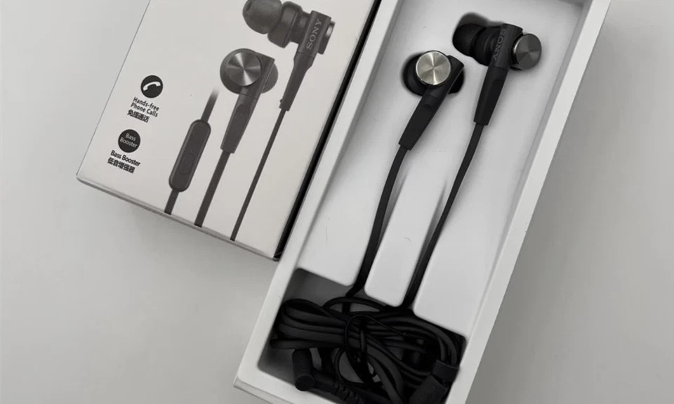 For SONY MDR-XB55AP Bass Booster In-Ear Wired Headphones In-line Remote Mic