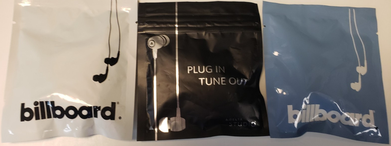 11 Packs Delta Airlines Earbuds Headphones Brand New Package NO APPLE