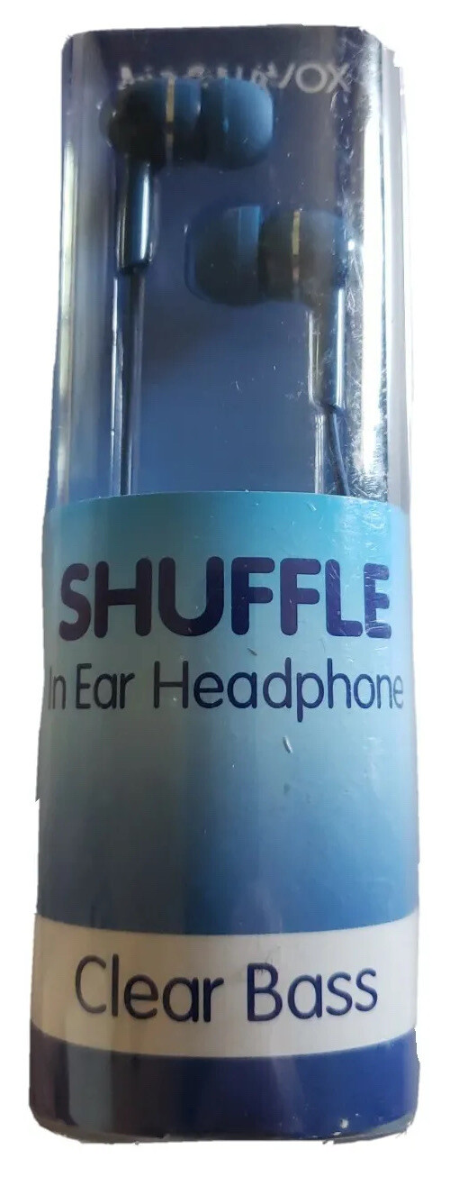 MAGNAVOX Blue Shuffle In Ear Headphones CLEAR BASS Hands free Calling