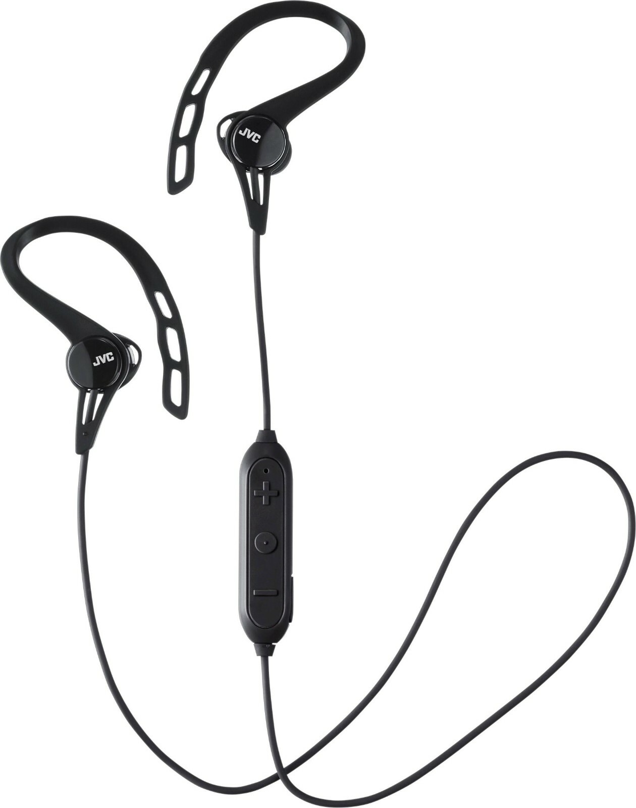 JVC HA-EC20BT Bluetooth Wireless Sports Clip In-Ear Headphones – Black
