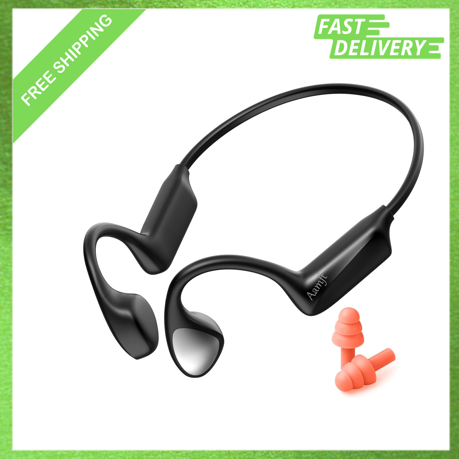 Bone Conduction Headphones Bluetooth 6.0 Open Ear Wireless Earphones with Mic