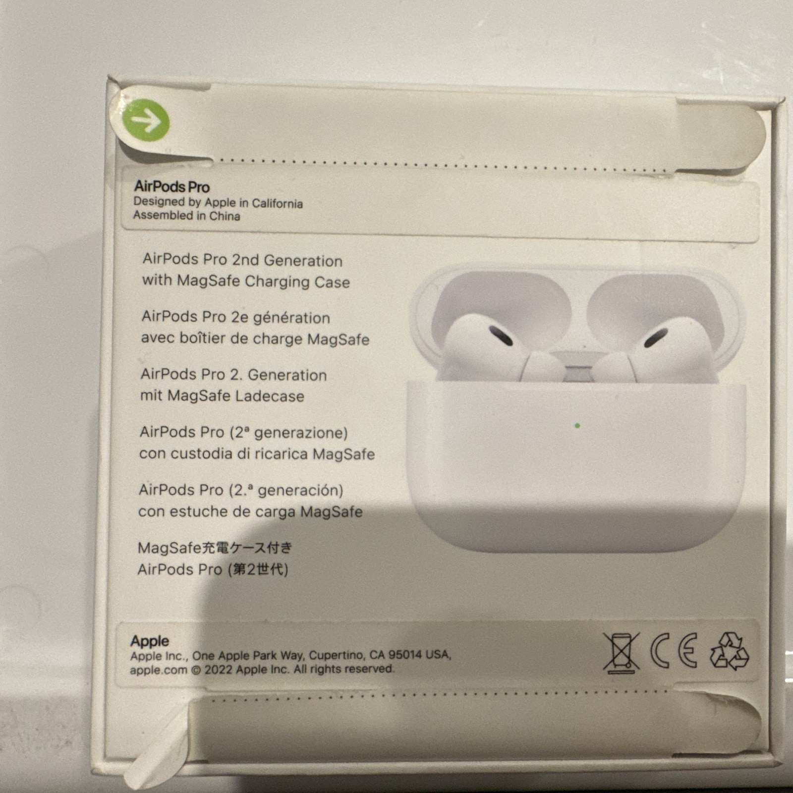 Apple AirPods Pro (2nd Generation) MagSafe Case Bluetooth In-Ear White