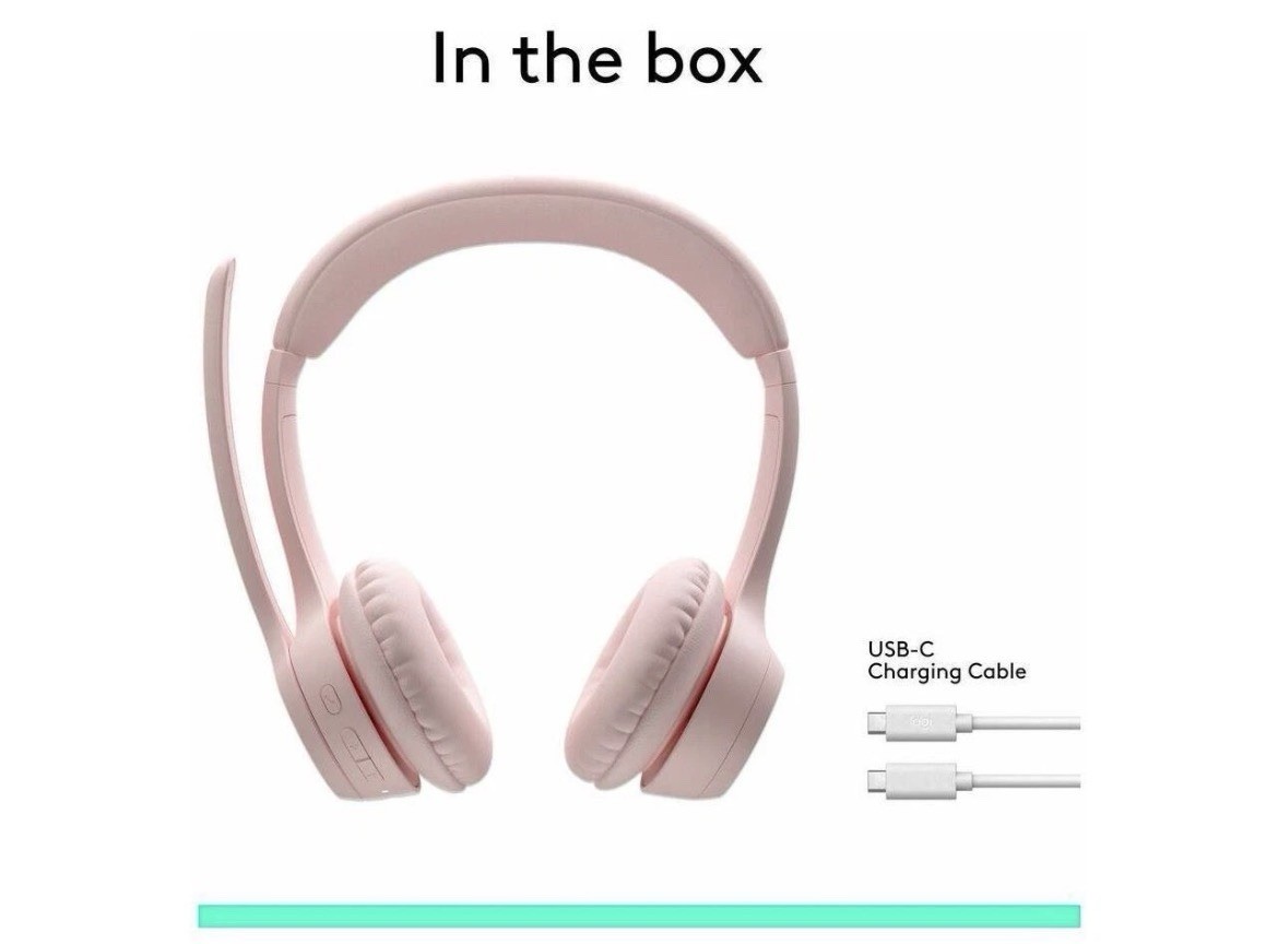 Logitech Zone 300 Wireless Bluetooth On-ear Headset W/Noise-Canceling Microphone