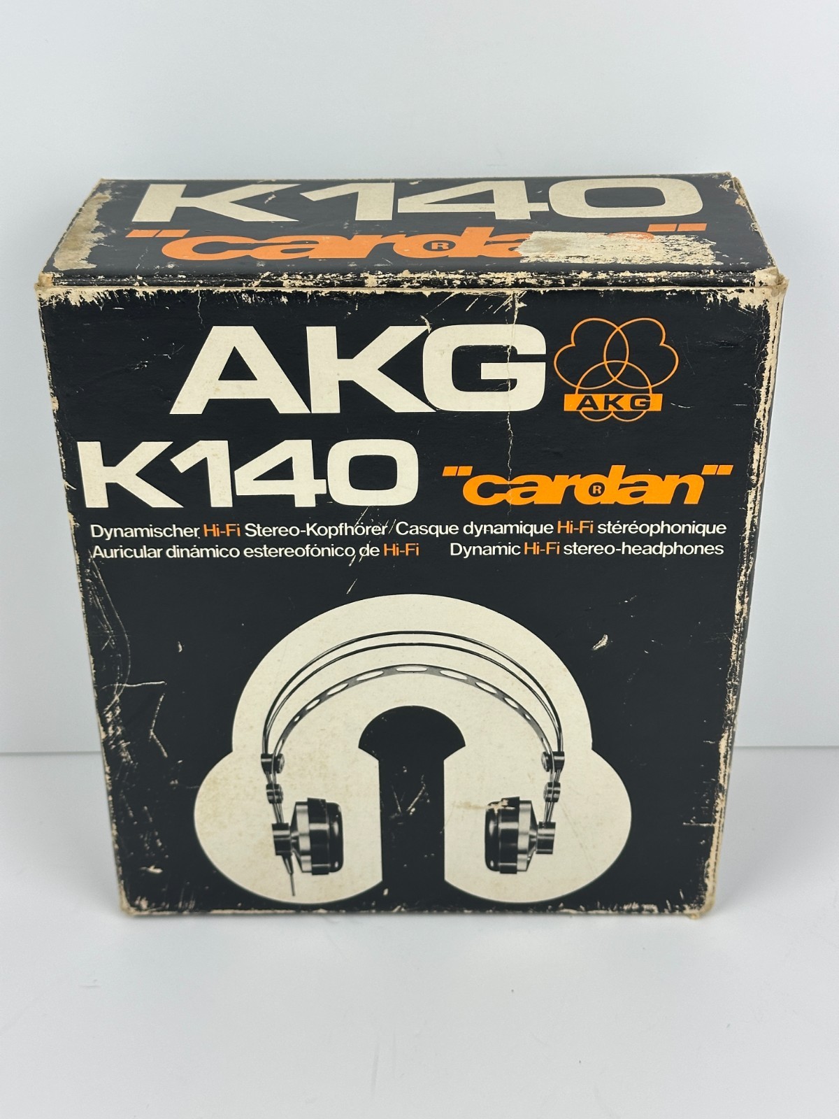 Vintage AKG K140 Headphones Made in Austria Complete in Box w/ Manuals Rare BF