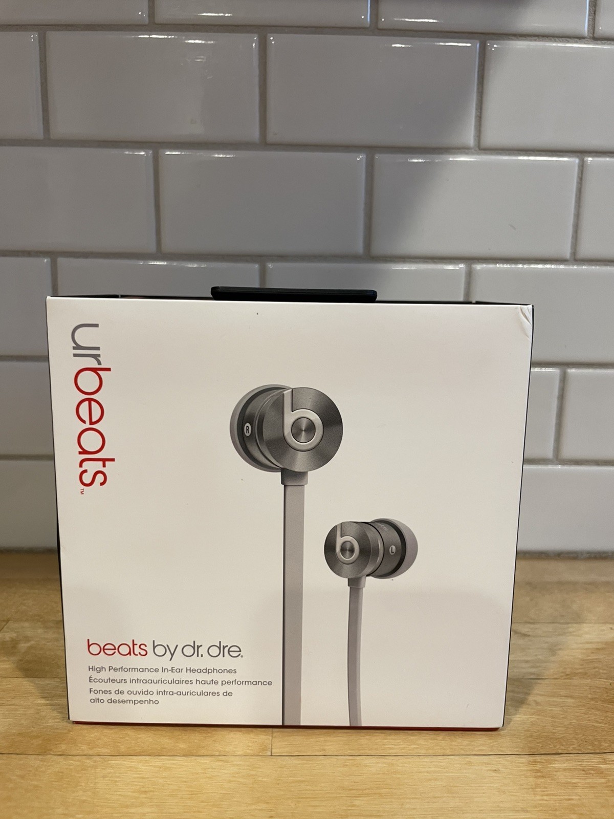 Authentic OEM Beats by Dr. Dre urBeats EMPTY retail packaging box only.