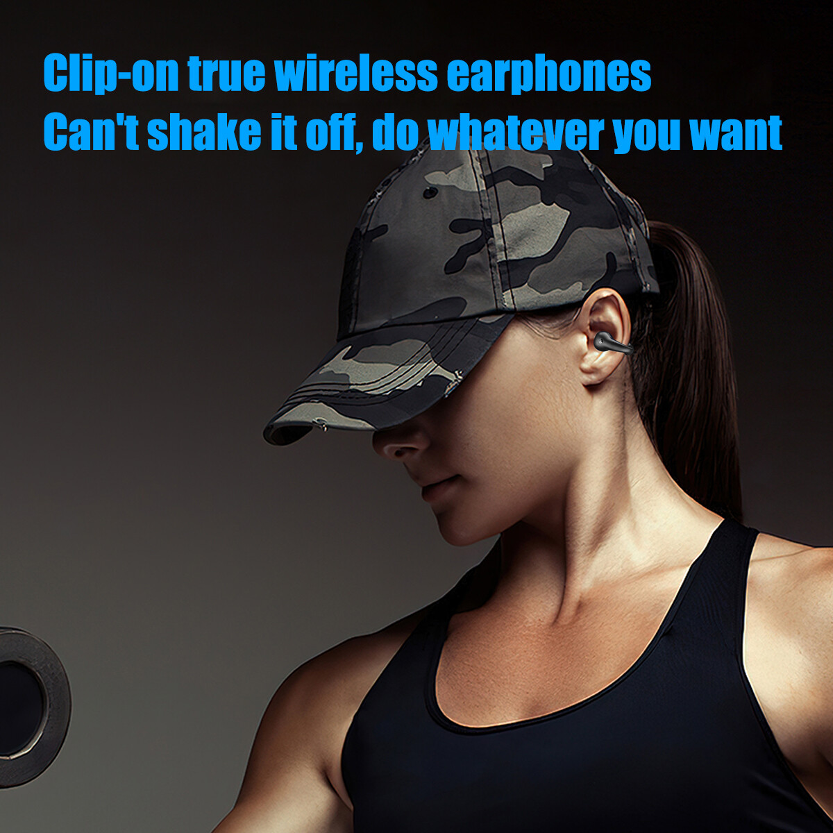 Wireless Bluetooth 5.3 Earbuds Ear Clip Bone Conduction Headphones Sport Headset