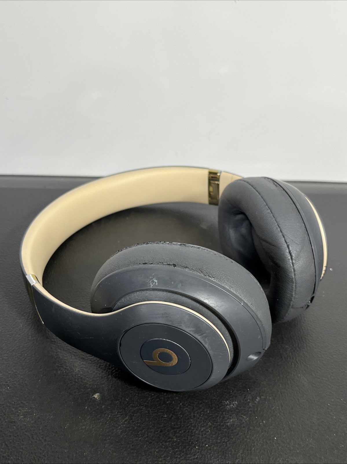 Beats by Dr. Dre Studio3 Wireless Over-Ear Headband Headphones Gray Gold Beige
