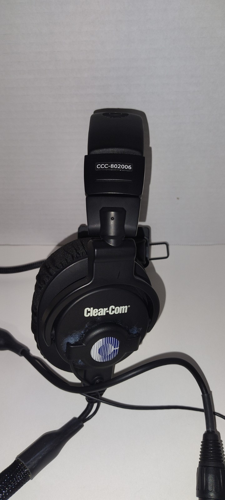 Clear – Com Ccc- 802006 Headphone Headset with Mic Black