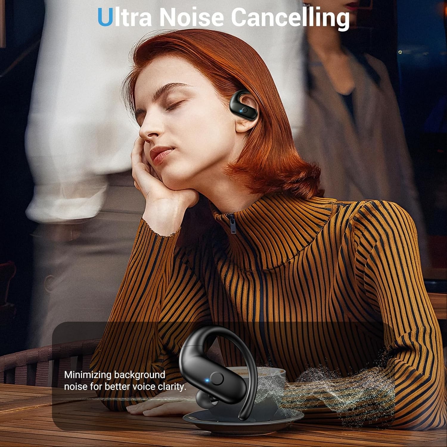 2022 New Bluetooth 5.1 Earbuds Stereo Sport Wireless Headphone Earhook Headset