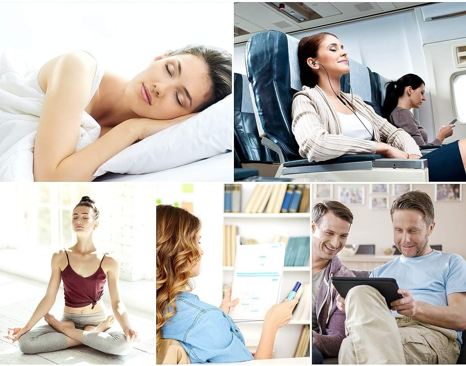 Ultra-Light Sleep Earbuds: Noise Isolating Earphones for Side Sleepers – 3 Sizes