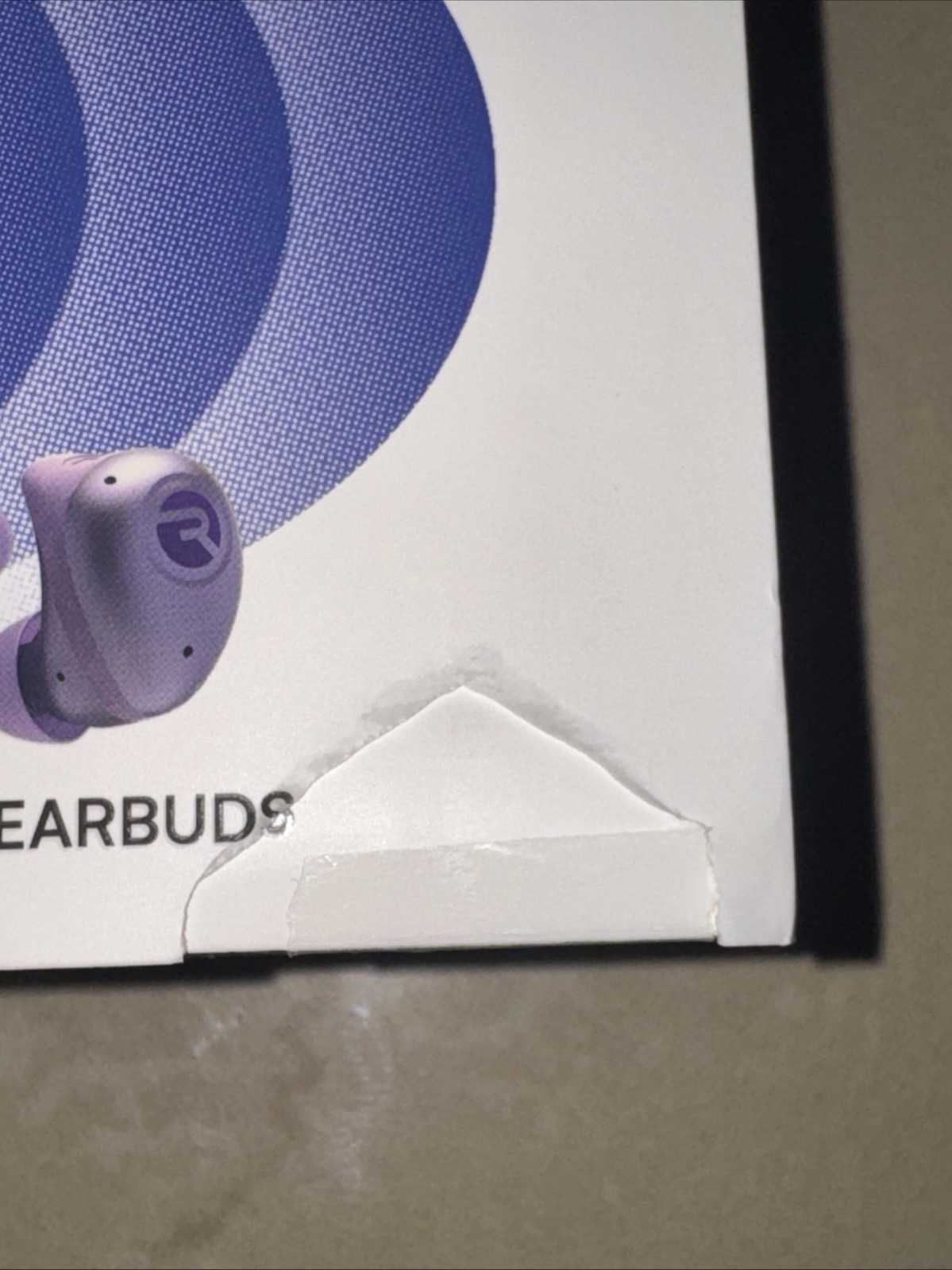 Raycon RBE745-23E-PUR The Fitness Earbuds Active Noise Cancellation “ Purple “