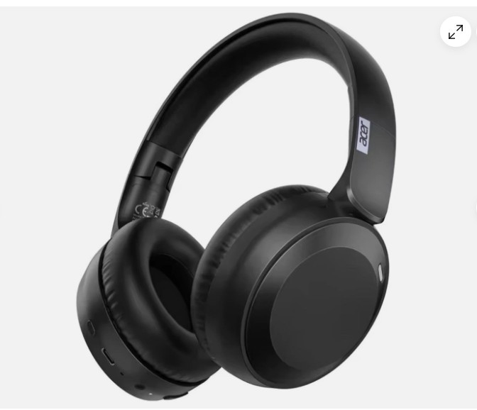 Acer OHR205 Wireless Bluetooth Headphones 40mm Driver Black Mesh Memory Foam
