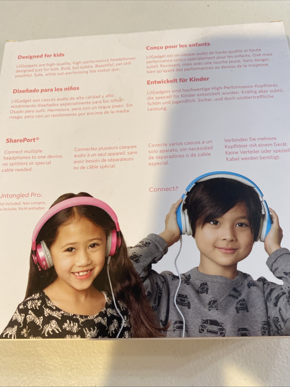 LilGadgets Kids Premium Volume Limited Wired Headphones (Pink)