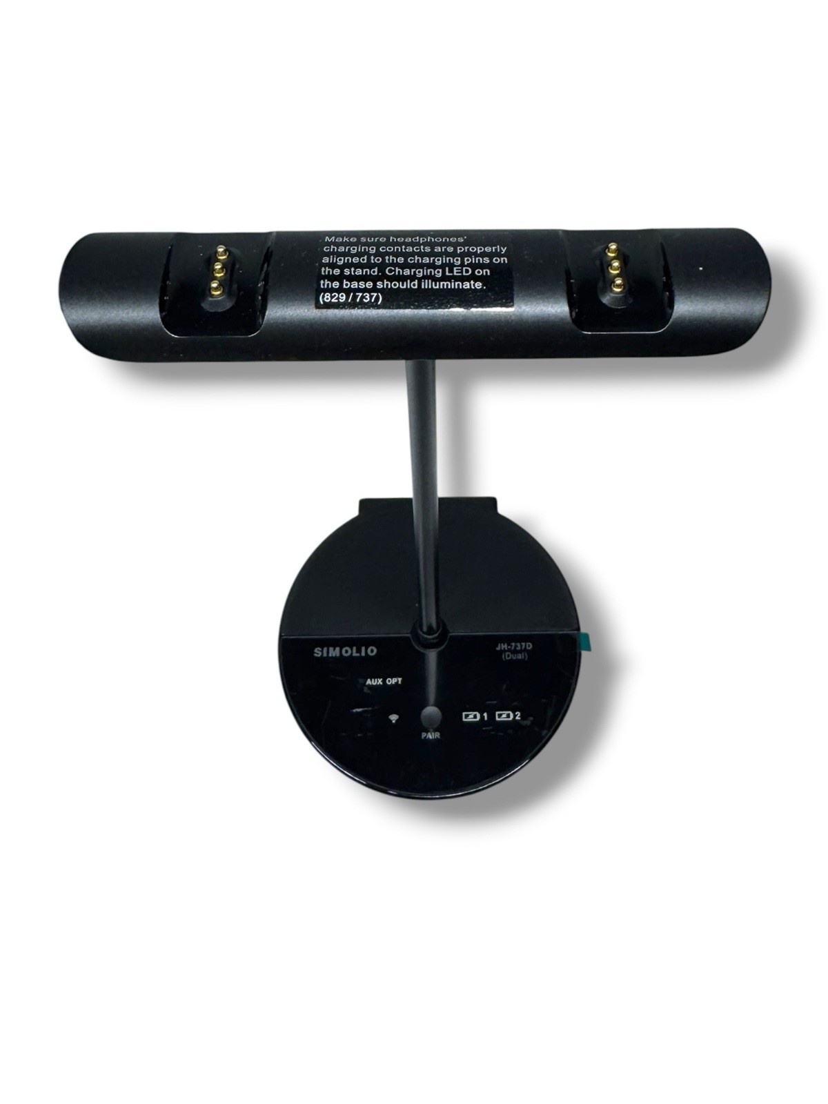 SIMOLIO JH-737D Plus Wireless TV Headphones Dual Bluetooth RF Headset New