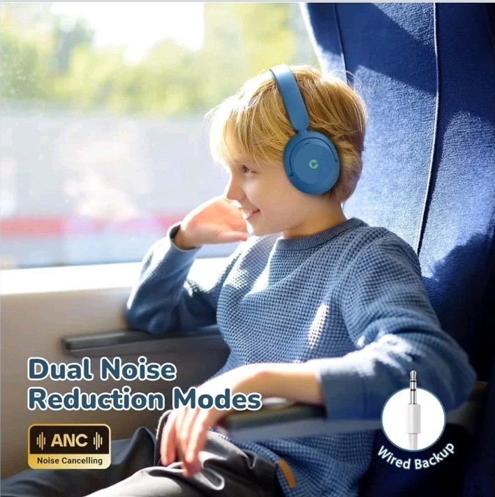 🎧 ⭐ iClever BTH20 Kids Bluetooth Noise Cancelling Headphones – 60H Playtime