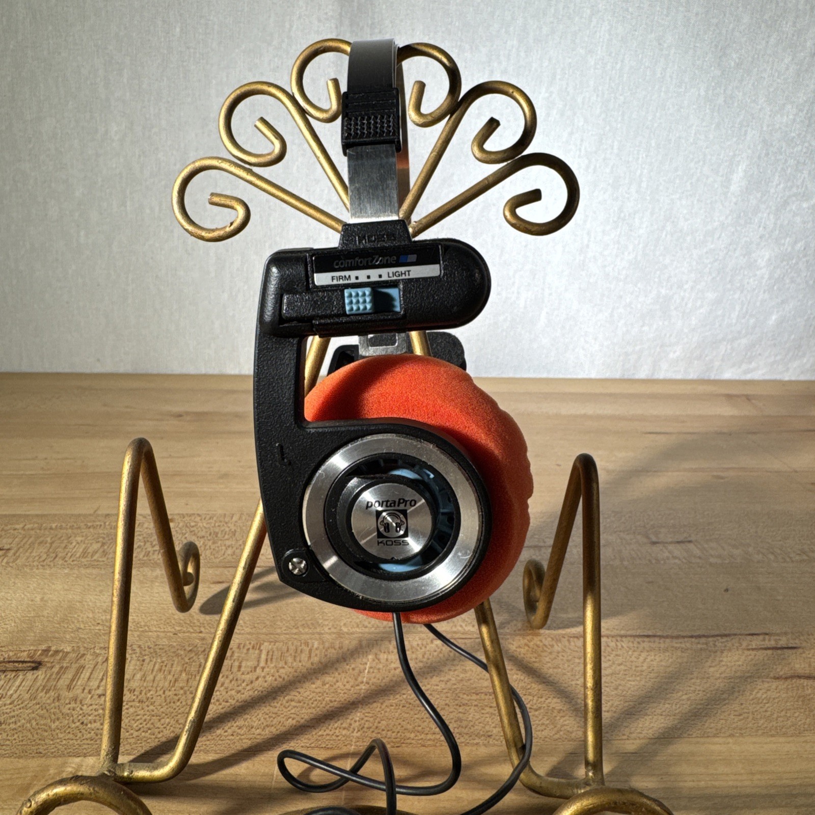 Koss Porta Pro On-Ear Headphones Collapsible Comfort Zone Orange Pads TESTED