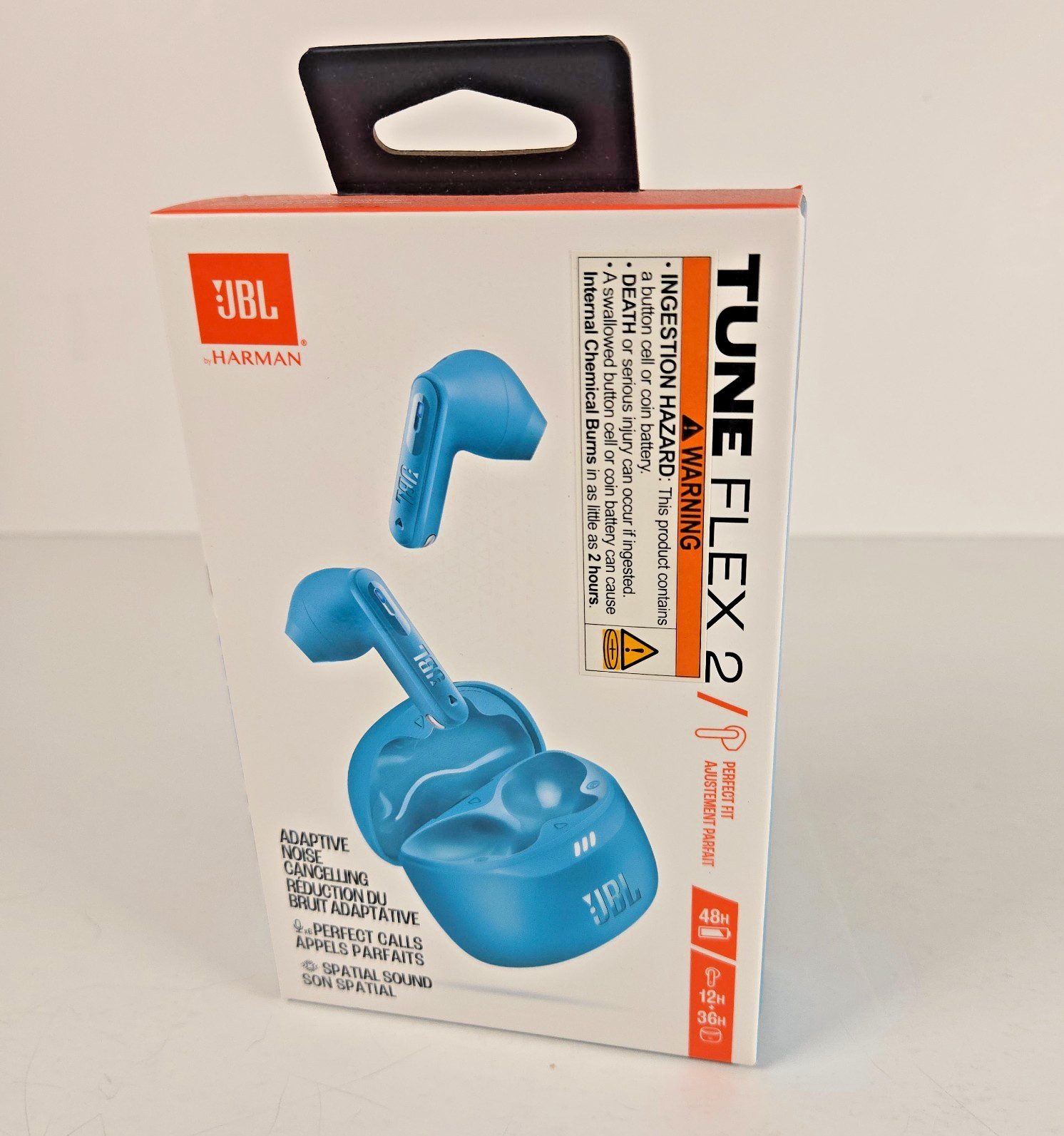 JBL Tune Flex 2 True Wireless Noise Cancelling Earbuds (Turquoise)