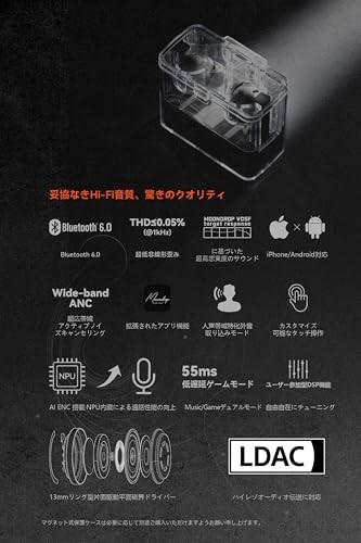 Suigetsuame MOONDROP SPACE TRAVEL 2 ULTRA Wireless Earbuds Bluetooth