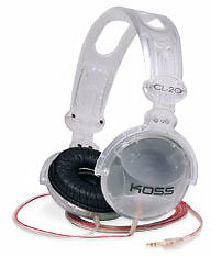 Koss CL-20 Clear Stereo Headphones – #182296 – 8FT CORD