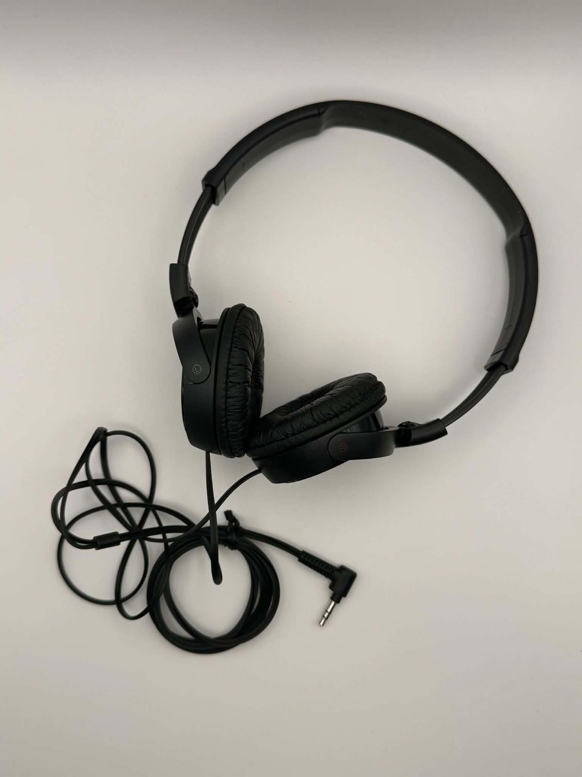 Sony MDR-ZX110 ZX Series Headphones Black MDRZX110 Wired Over Ear #3 “Preowned”
