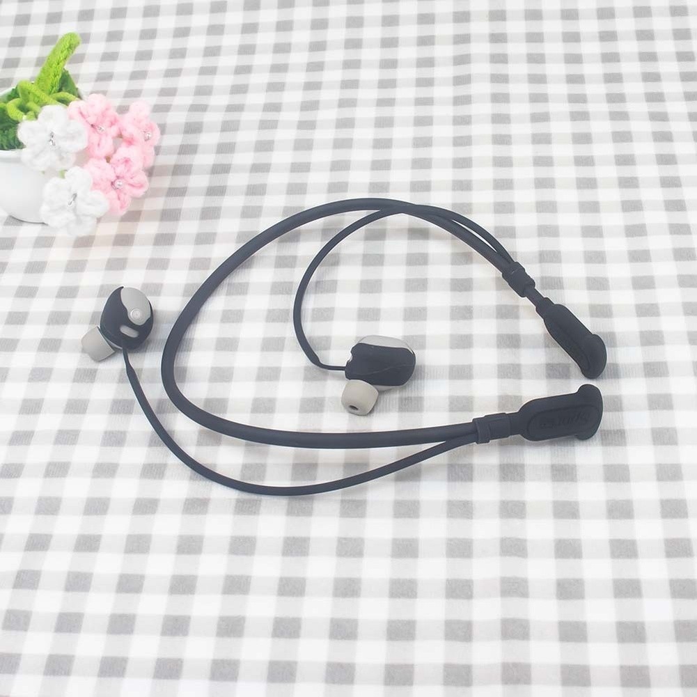 For Sony WF-1000XM6 Neck Strap Silicone Lanyard for Secure Earbud Carry