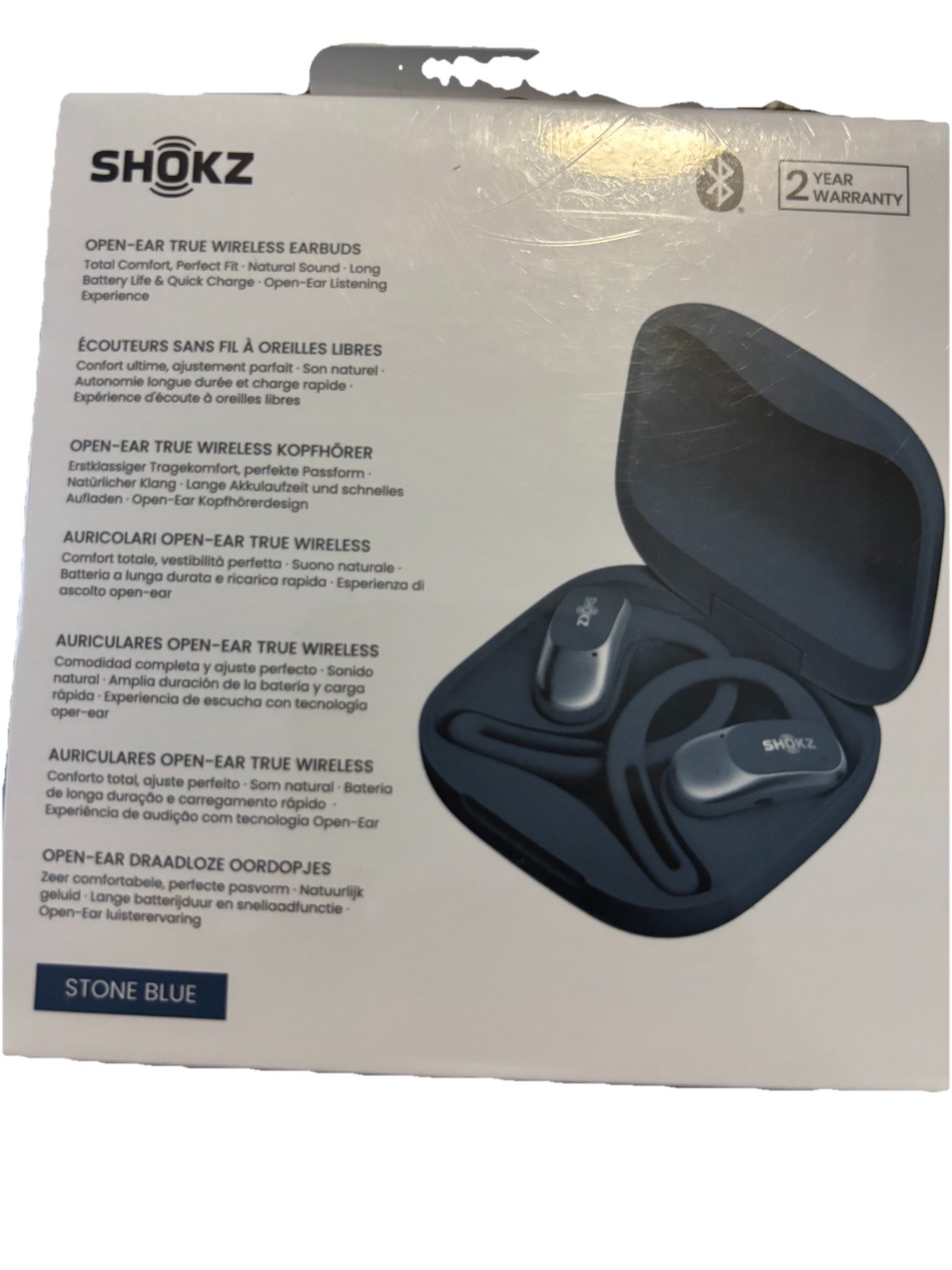Shokz OpenFit Air True Wireless Bluetooth Headphones Stone Blue BRAND NEW!!!!!!!
