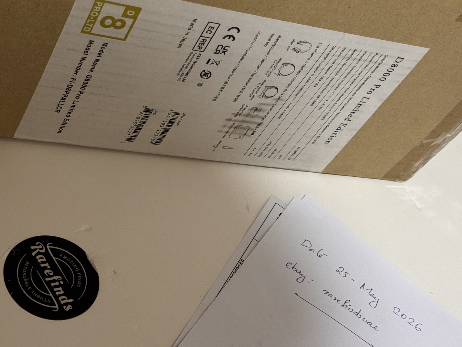 Final Audio D8000 Pro Limited Edition Headphones – NOS / Extremely Rare