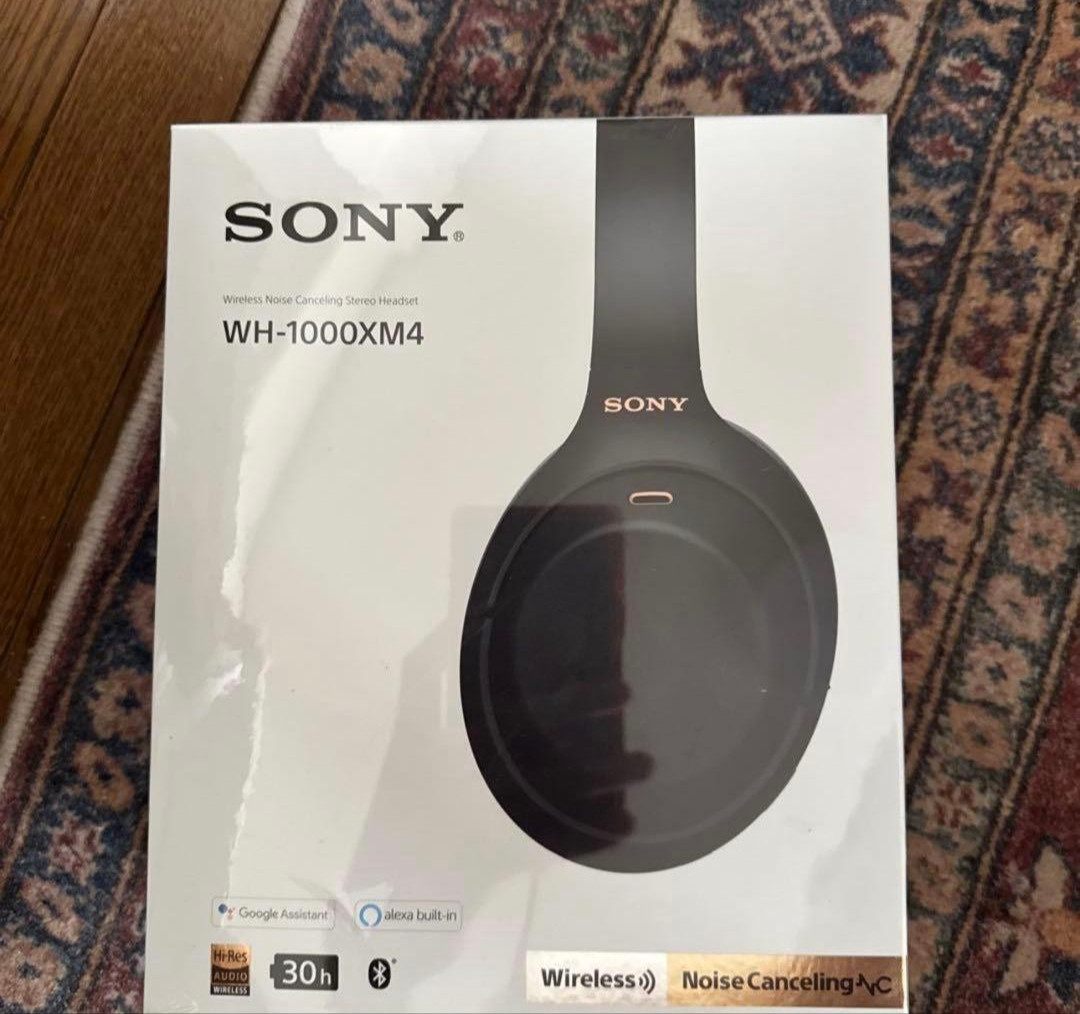 SONY Wireless Noise Canceling Headphones Black WH-1000XM4 B Bluetooth