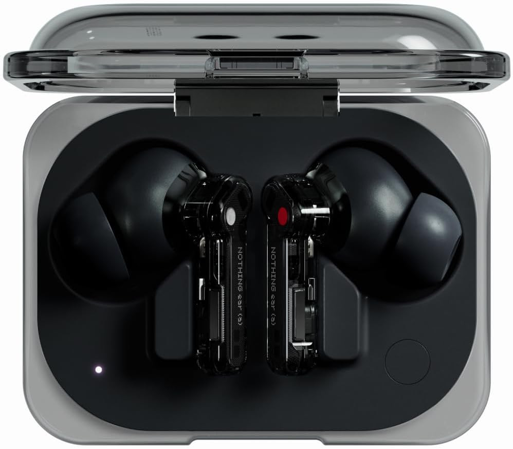 Nothing Ear (A) Wireless Earbuds, 45Db Hybrid Noise Cancelling Earbuds, Hi-Res A